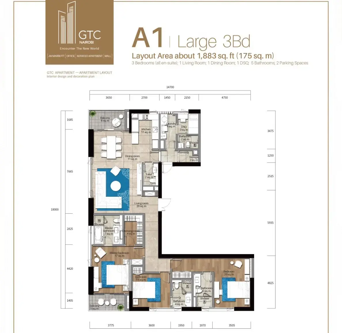 3 Bedroom Large