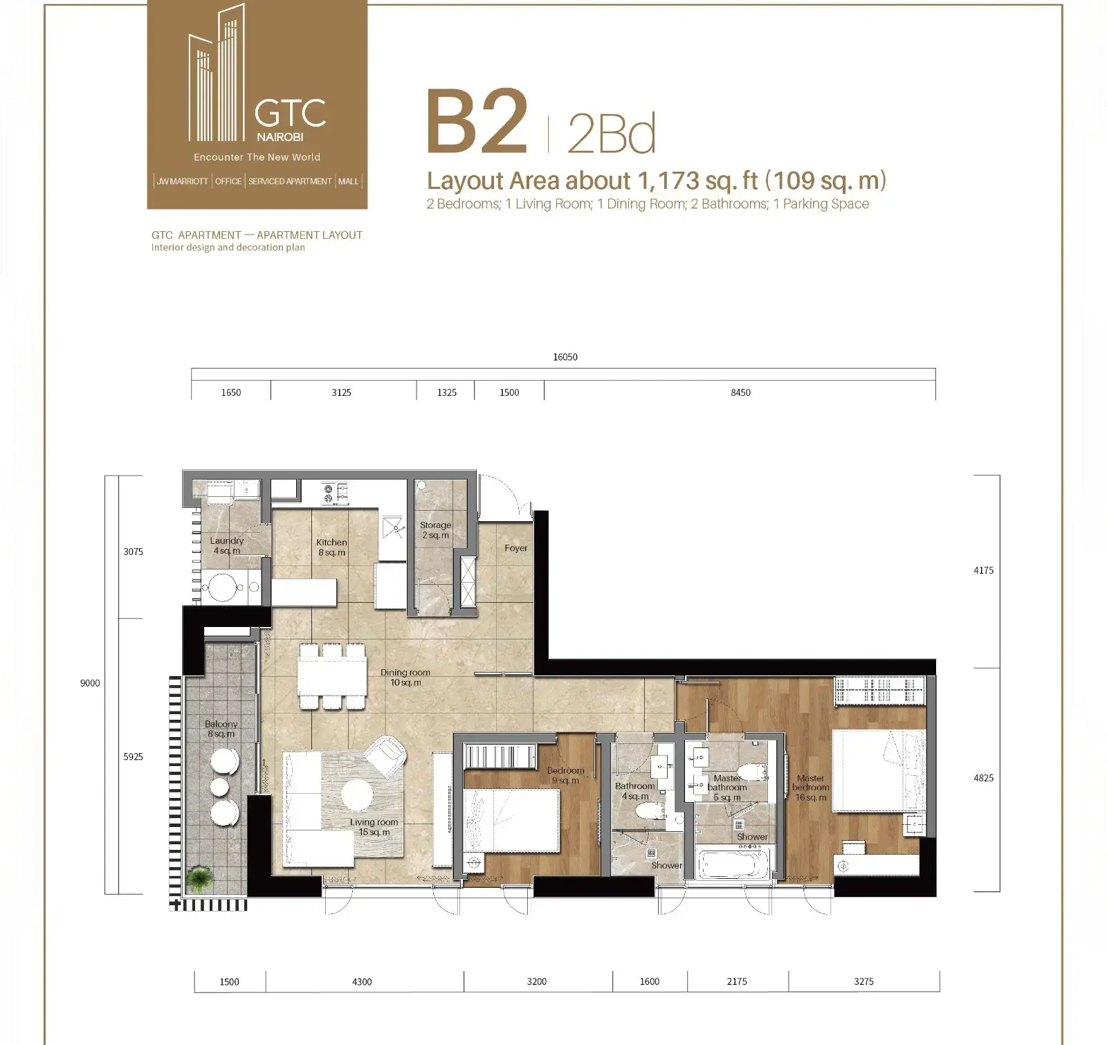 2 Bedroom
