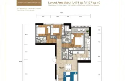 COMPACT 3 BEDROOM GTC EXECUTIVE UNIT