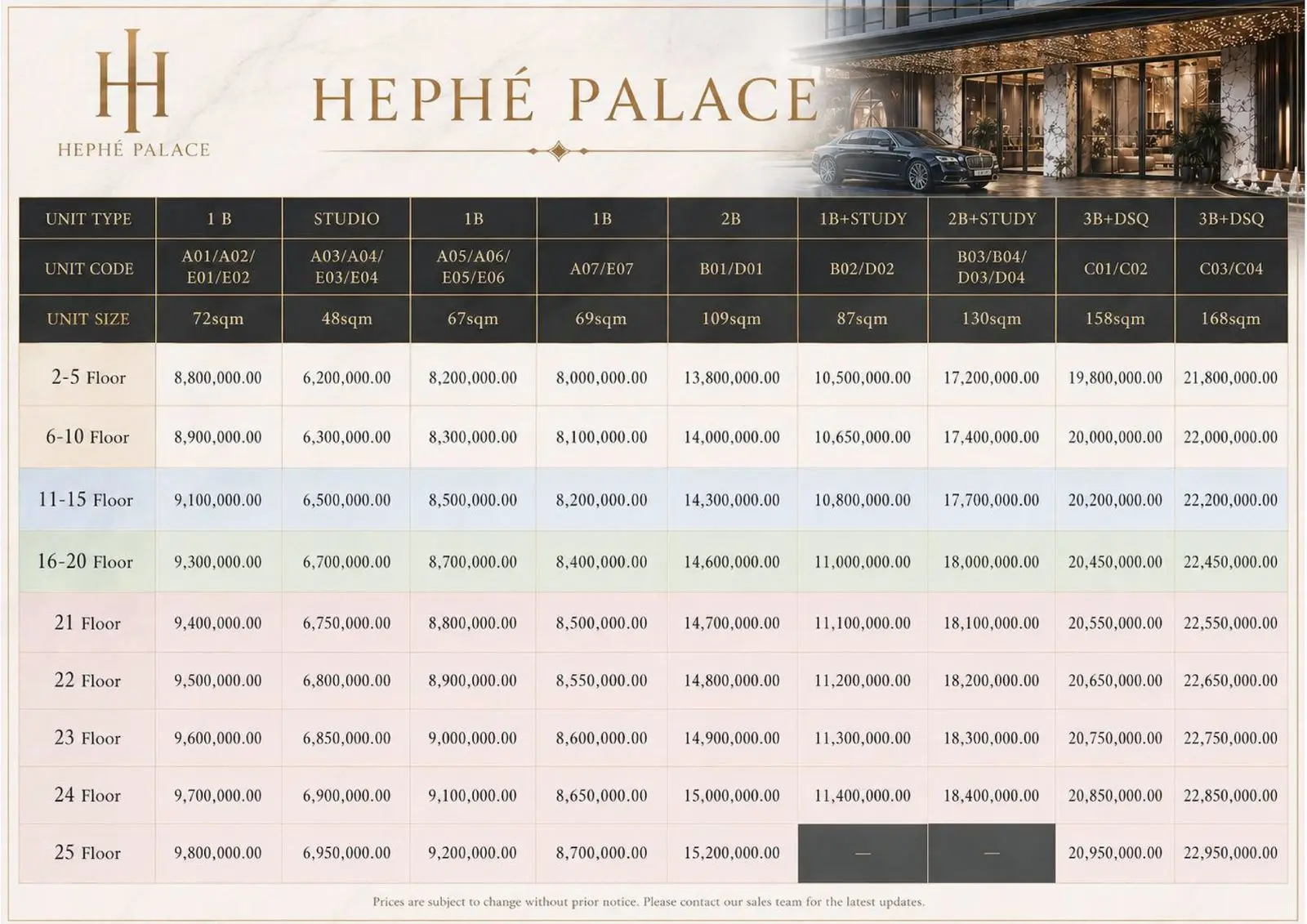 price-list